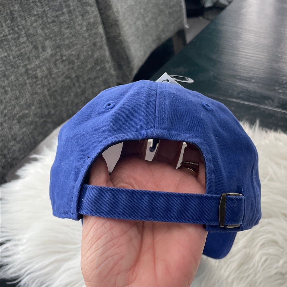 NWT Blue Jays blue white Sequin Logo adjustable cap hat - Picture 6 of 13